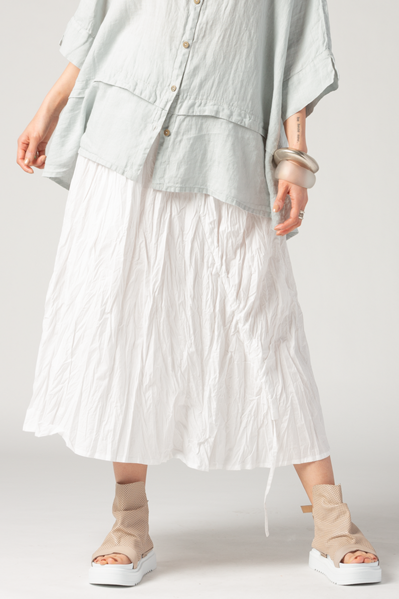 Shiraz Skirt in White Carnaby