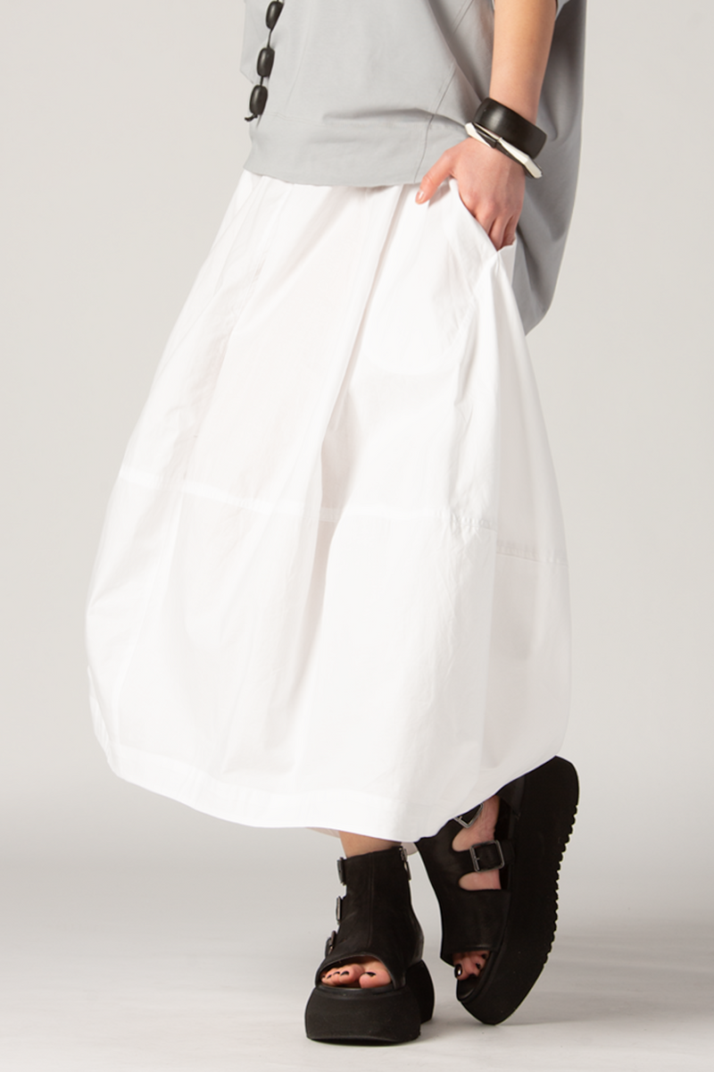 Kyoto Skirt in White Carnaby