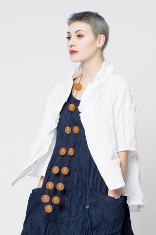 Olivia Jacket in White Carnaby