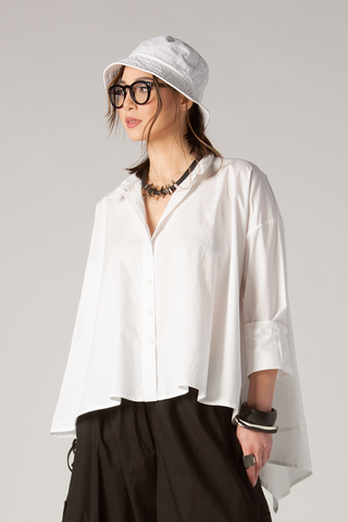 Balboa Shirt in White Carnaby