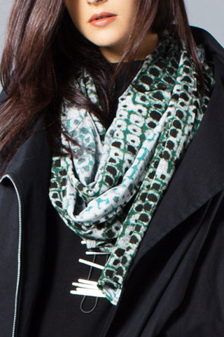 Crinkle Scarf in Denali Crinkle