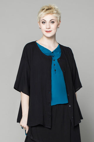 San Francisco Jacket in Black Delphi