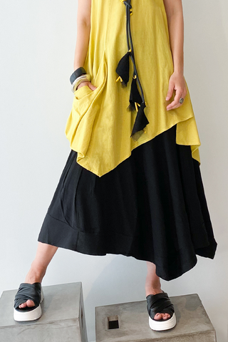 EC Sato Skirt in Black Jersey