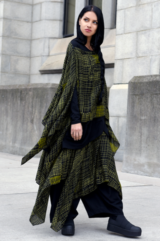 Moka Skirt in Green Elsa Print Delphi