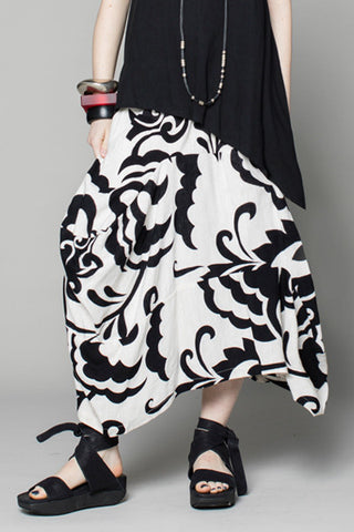 Odyssey Skirt in Echo Print Papyrus