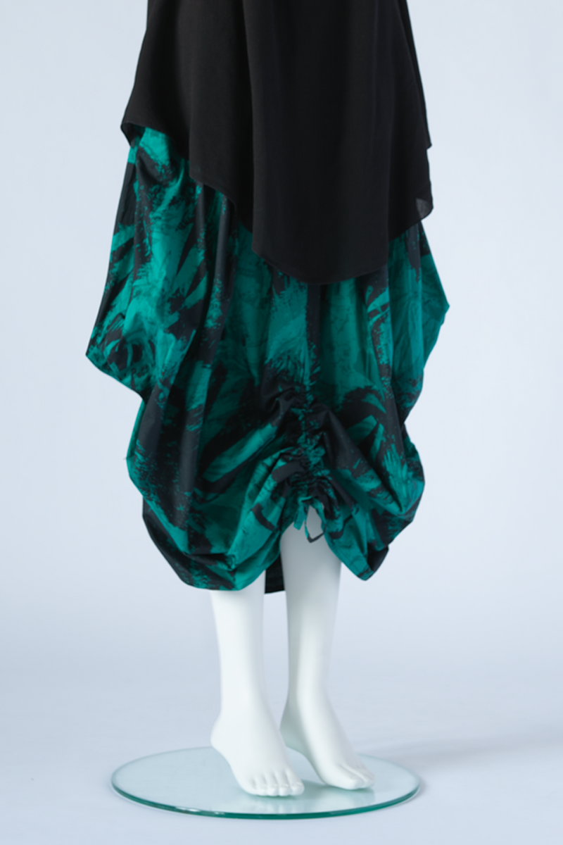Amazing Skirt in Emerald Print Carnaby