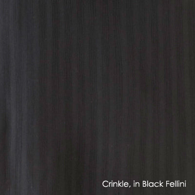 L/S Layer Tunic in Black Fellini Crinkle
