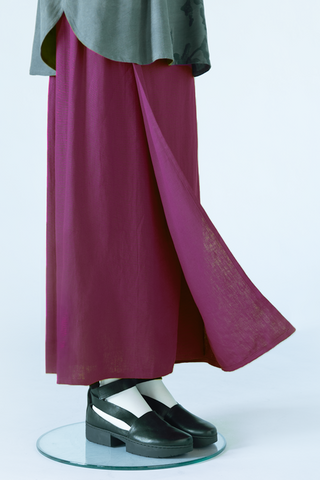 Overlap Skirt in Fig Roma