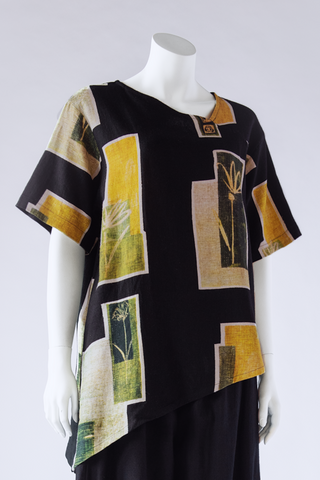 S/S Peking Top in Flores Roma