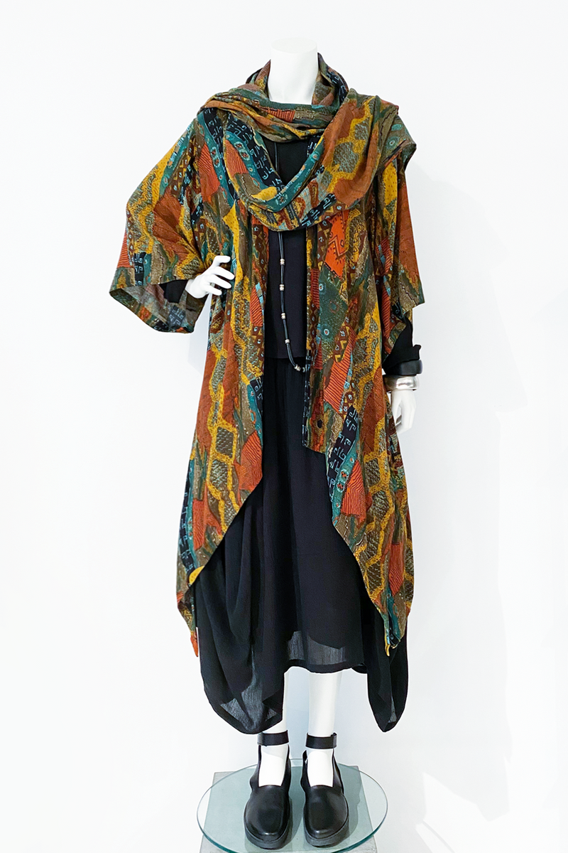 Shown w/ Long Kimono Jacket, Oggi Top and Odyssey Skirt