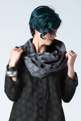 Carnaby Scarf in Grey Shibuya Carnaby