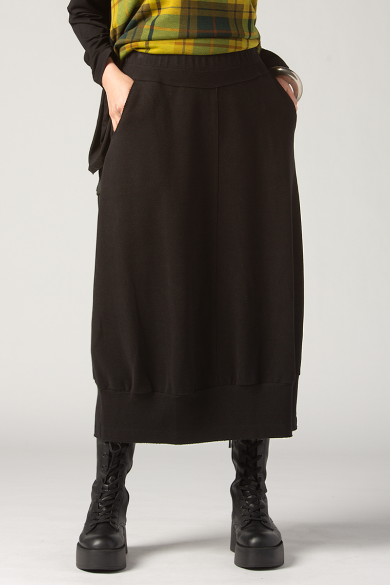 GRIZAS Gulia Skirt in Black Jersey