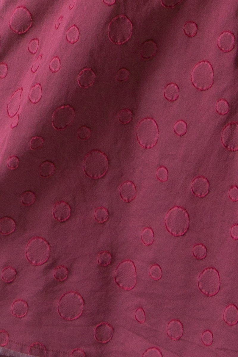 GRIZAS Dots Dress in Berry