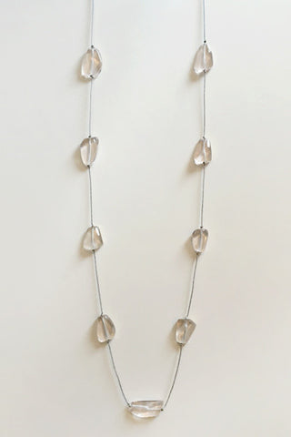 Aquarius Necklace in Crystal Resin