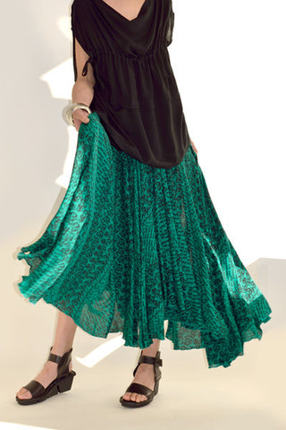 Full Circle Skirt in Jaipur Delphi