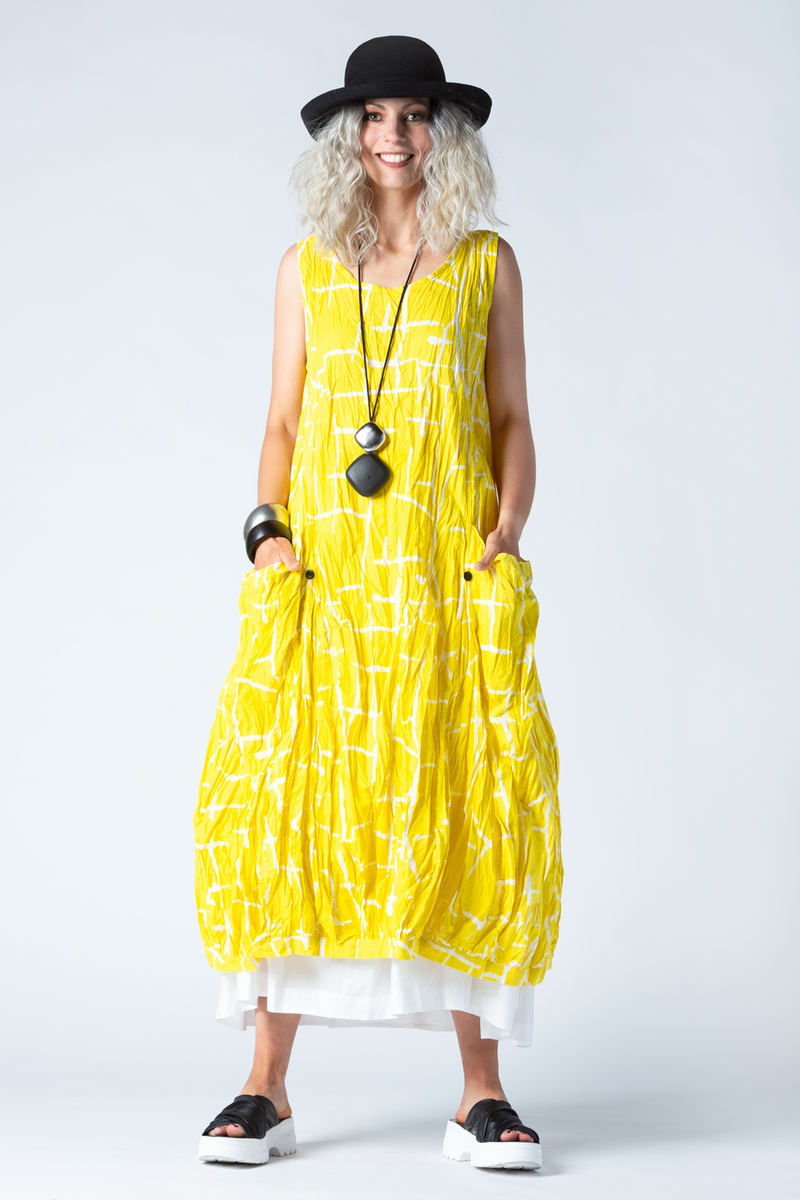 N/S Fab Dress in Yellow Seki Carnaby