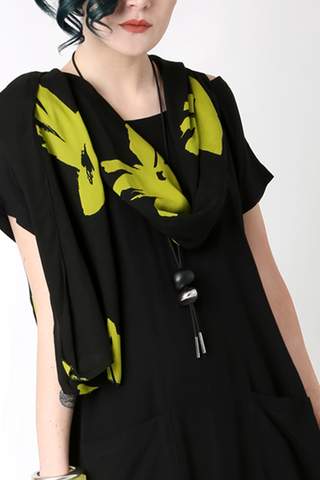 Delphi Scarf in Lime Georgia Delphi