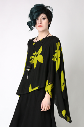 Alisa Top in Lime Georgia Delphi