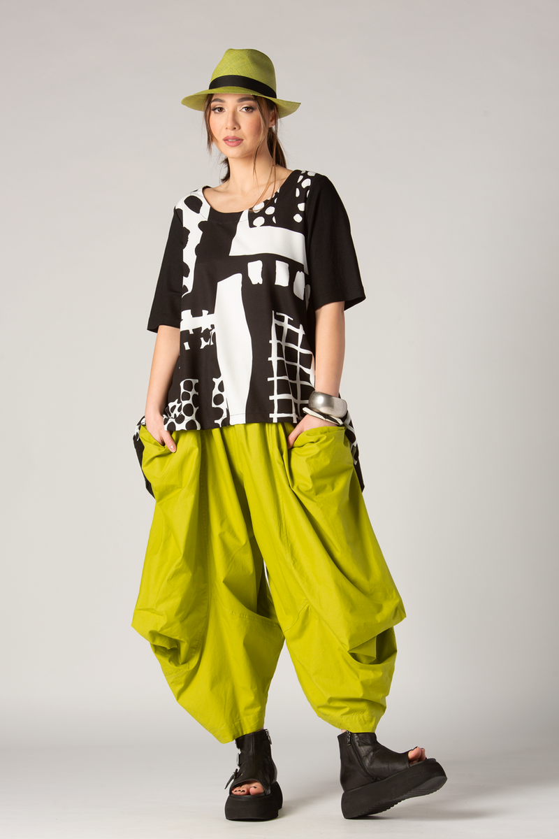 Seville Pant in Lime Carnaby
