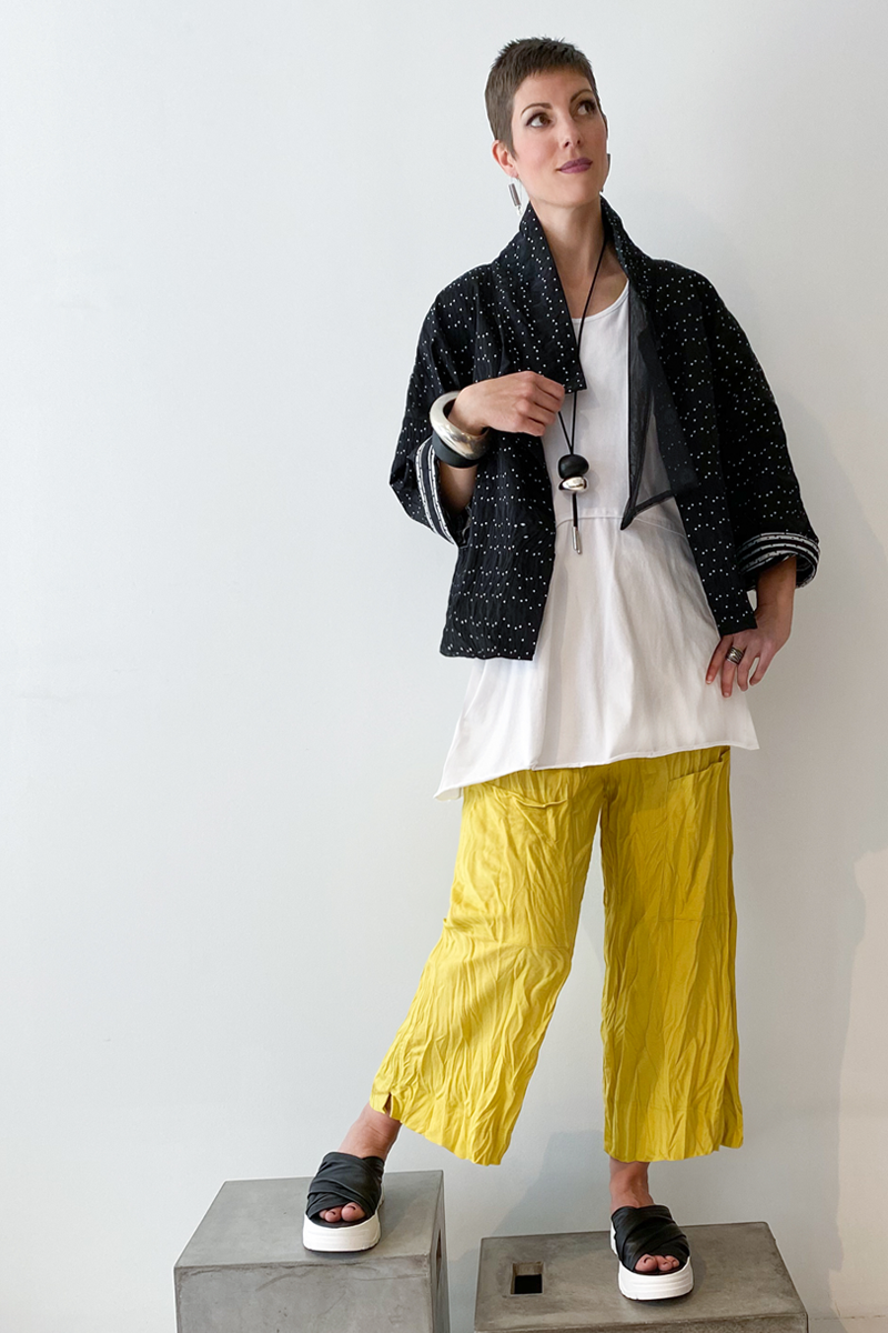 Shown w/ Dots Jacket and Twisted Pocket Pant
