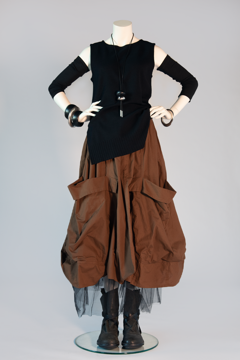 Shown w/ Arm Cuffs, Giant Pocket Skirt and Mesh Skirt