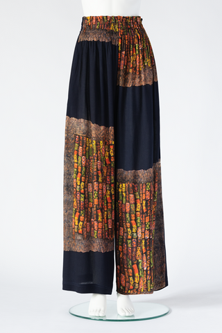 Palazzo Pant in Millefiori Crinkle