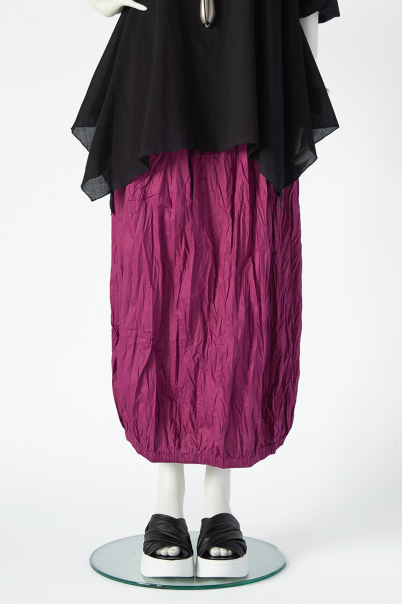 Tunnel Skirt in Magenta Carnaby