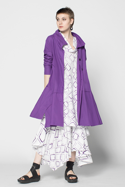 Moka Skirt in Purple Carre Carnaby