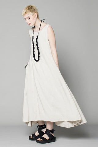 London Dress in Natural Papyrus