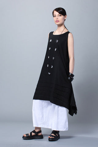 Higashi Top in Black Napoli