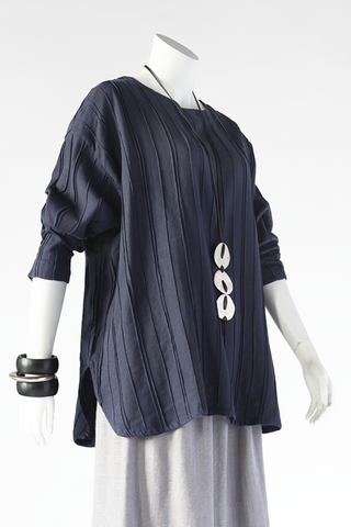 L/S Stitch Big Top in Navy Roma