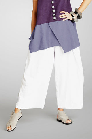 Euro Pant in White Napoli