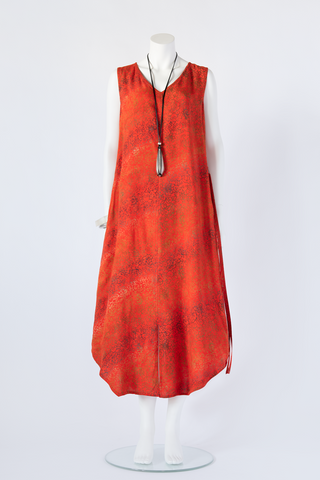 Pentagon Dress in Orange Hana