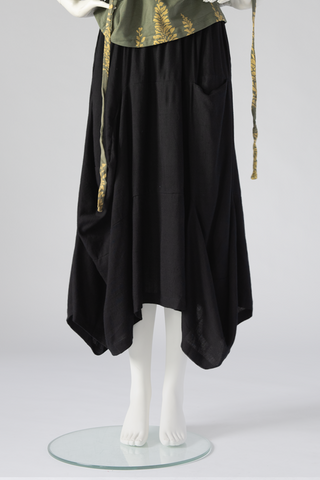 Odyssey Skirt in Black Papyrus