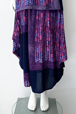 Triangle Skirt in Pink Millefiori