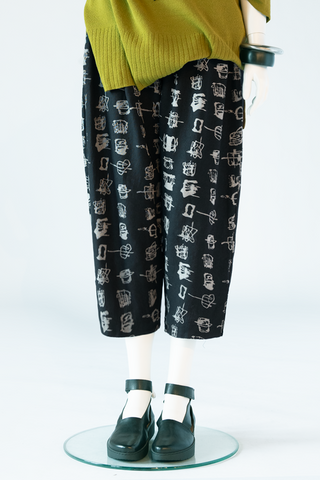 Crop Pant in Palermo Roma