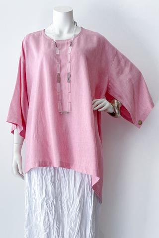 Longside Top in Pink Papyrus