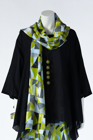 Crinkle Scarf in Prism Crinkle