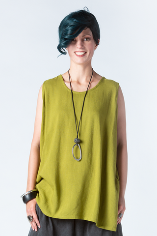 Y-Tank in Chartreuse Papyrus