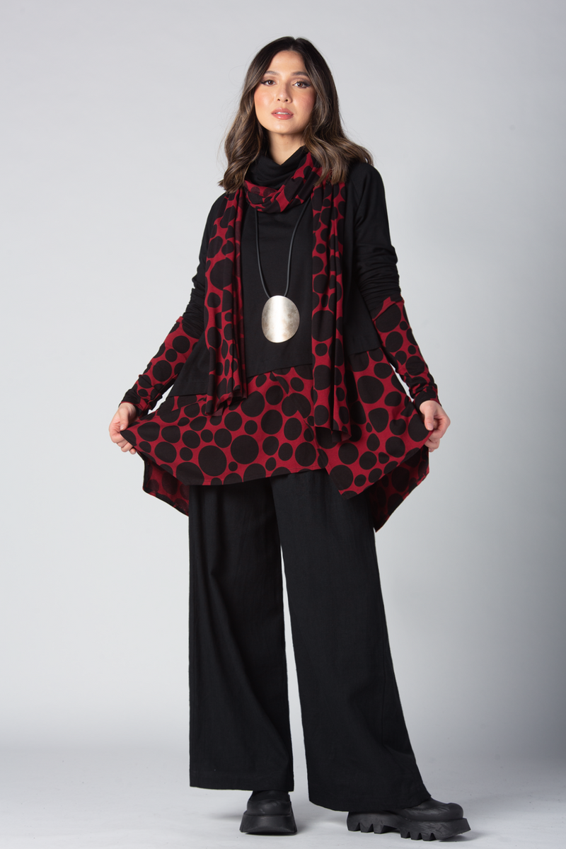 Shown w/ Arm Cuffs, Tokyo Scarf and Palazzo Pant
