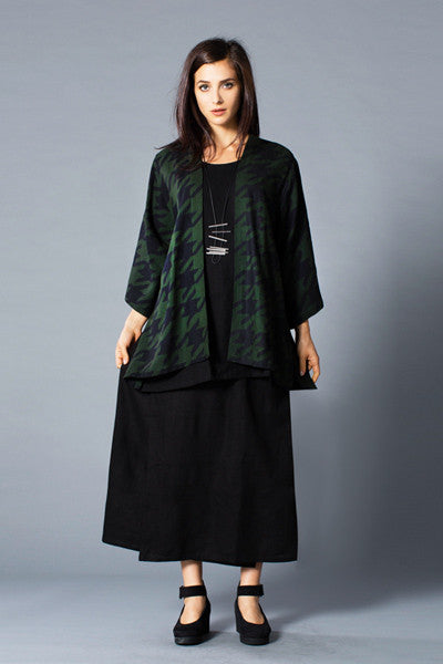 Shown w/ Short Kimono Jacket and Overlap Skirt