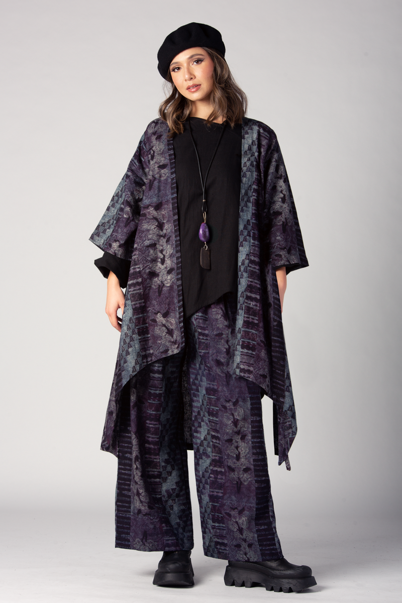 Shown w/ Long Kimono Jacket and Palazzo Pant