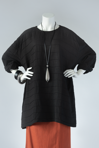 Yale Tunic in Black Roma