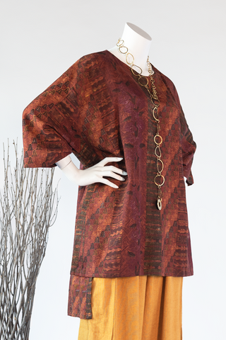 Cora Top in Copper Palenque Roma