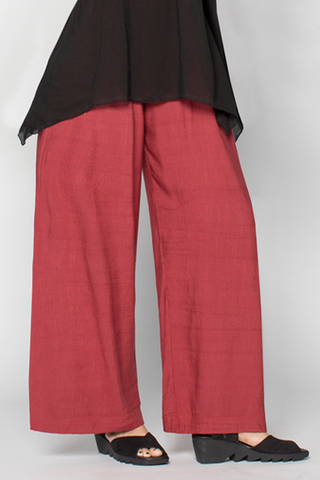 Palazzo Pant in Raspberry Papyrus