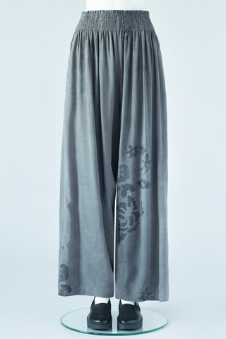 Palazzo Pant in Stonewash Print Boston