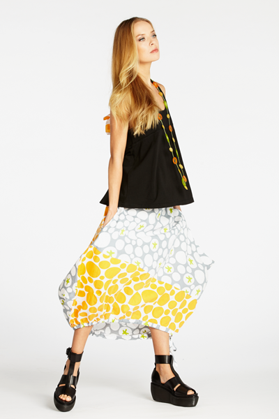 Facade Skirt in Star Bellini Carnaby | KALIYANA.COM