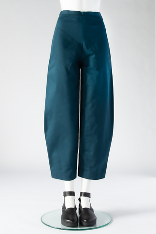Zip Pant in Teal Smooth