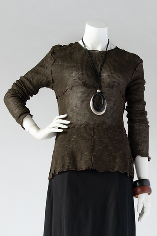 Kim Top in Walnut Sierra