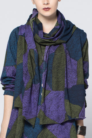 Tokyo Scarf in Trifecta Print Tokyo